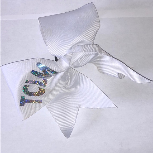 🎀 Bow - “The Cheer Leader Magazine” - White - Picture 1 of 3
